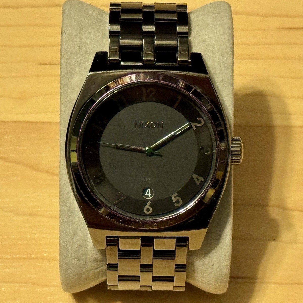 Nixon The Monopoly Own It Gunmetal Purple Stainless Surf Men's