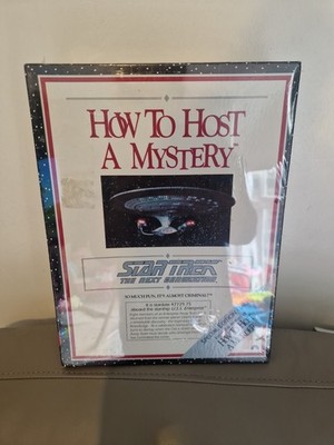 Neu Star Trek Die nächste Generation How to Host a Mystery Party Game Sealed 