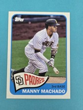 2021 Topps 1965 Topps Redux #T65-42 Manny Machado Padres BASEBALL Card 6H