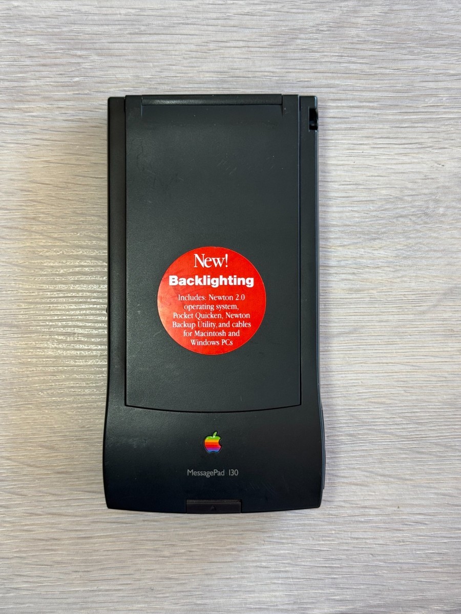 Apple Newton MessagePad 130 Vintage PDA w/Stylus Nice Condition