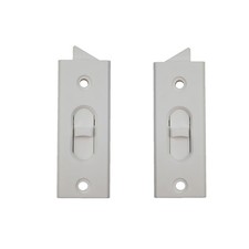 Aftermarket Vinyl Window Tilt Latch Pair White 2-1/8" Screw Holes
