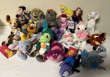 Disney Store Mini Bean Huge Lot of 20 All Different Vintage Some NWT