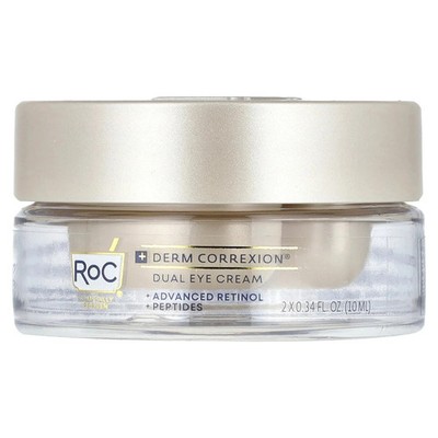 Derm Correxion , Dual Eye Cream, Advanced Retinol & Peptides, Fragrance-Free, A2
