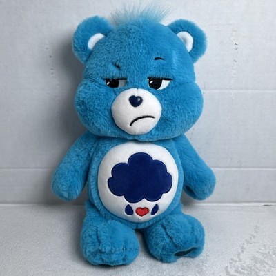 Care Bears Grumpy Bear 14''  Stuffed Plush Blue Rain Cloud Belly 2020