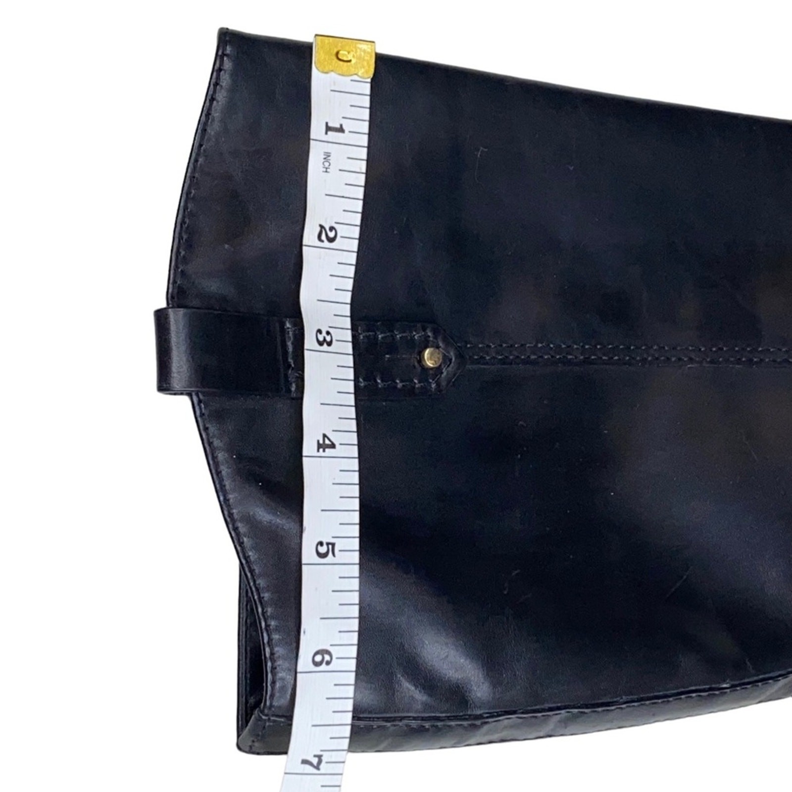 Tory Burch Women’s Derby Black Leather Side Zip Riding Boot Size US 6 thumbnail 11