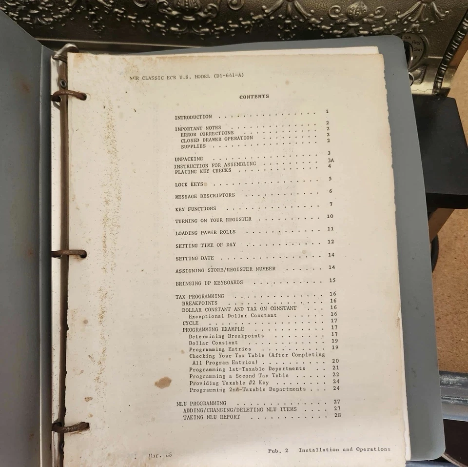 Национальный кассовый аппарат #2114-1306-7100 100-летний юбилей цифровой 1986 редкая - Изображение 4 из 4