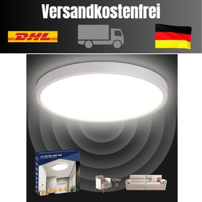 Bewegungsmelder Deckenleuchte 24W 2400LM LED