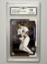 2015 Bowman Draft - Chrome Aaron Judge #150 (RC)