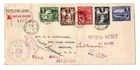 Postal History 1934 British Guiana First Day 1c to 6c stamps to USA, returned