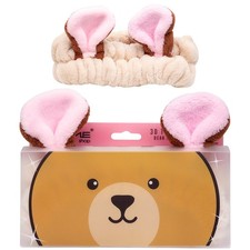 The Creme Shop 3D Teddy Bear Headyband Bear Plushie Spa Headband