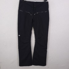 Obermeyer Ski Pants Womens 8 Black Insulated Snow Trousers Waterproof Winter