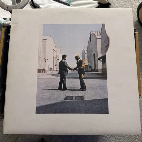 PINK FLOYD-WISH YOU WERE HERE,VINYL LP,1976 UK, VG+/G