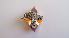 INSIGNE MILITAIRE 57° REGIMENT D' INFANTERIE 3° Cie / FRAISSE BE