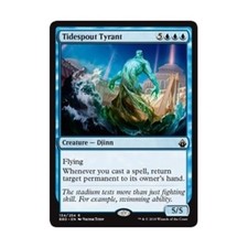 WotC MtG Battlebond Tidespout Tyrant (R) (Foil) NM