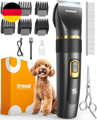 Oneisall Leise Hundeschermaschine Upgrade Pro, Profi Schermaschine Hund Katze 20