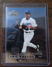 1998 Metal Universe Eric Karros #71 Los Angeles Dodgers MLB Fleer Baseball
