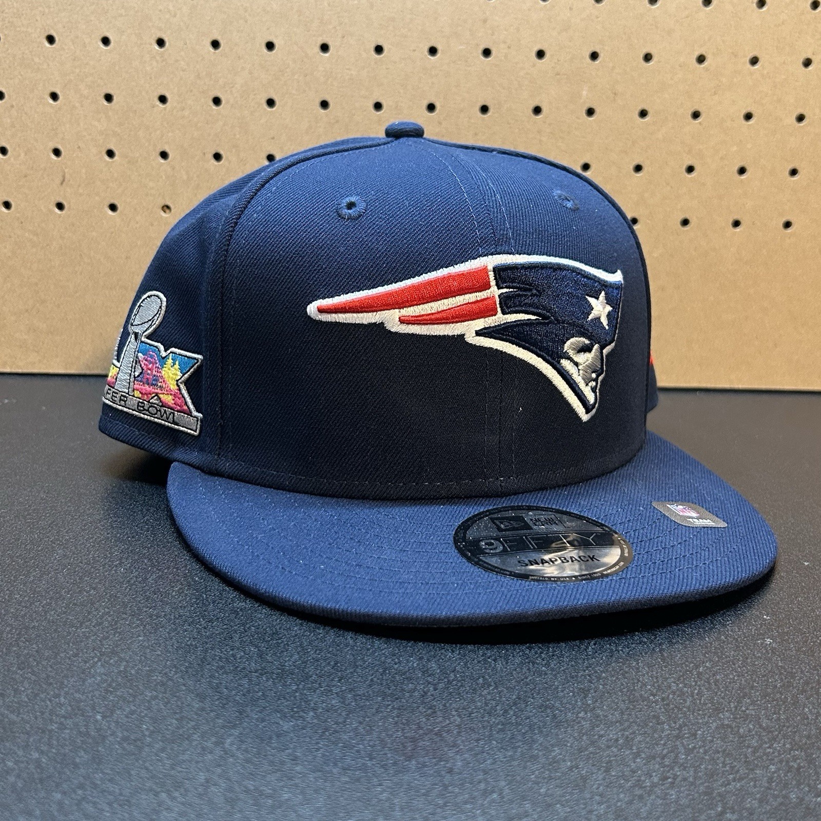 New England Patriots Hat Cap Snap Back Blue New Era 9FIFTY Super Bowl LX