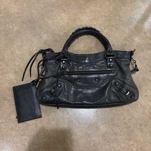 BALENCIAGA City The First ネイビー 103208 Balenciaga 103208 | eBay