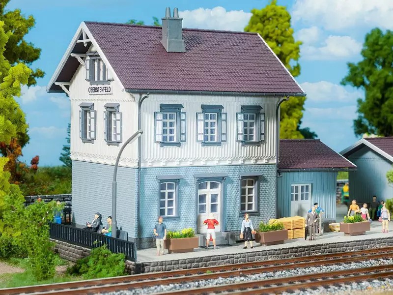 FALLER 110138 Gare D'Oberstenfeld HO 1/87 Bâtiment Station Voyageurs Époque III