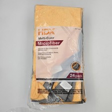 HDX 16 in. x 16 in. Multi-Purpose Microfiber Towel Open Pack - 22 Qty