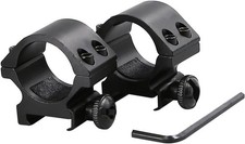 1 Inch Low Profile Scope Rings - Aircraft-Grade Aluminum for Picatinny Rail