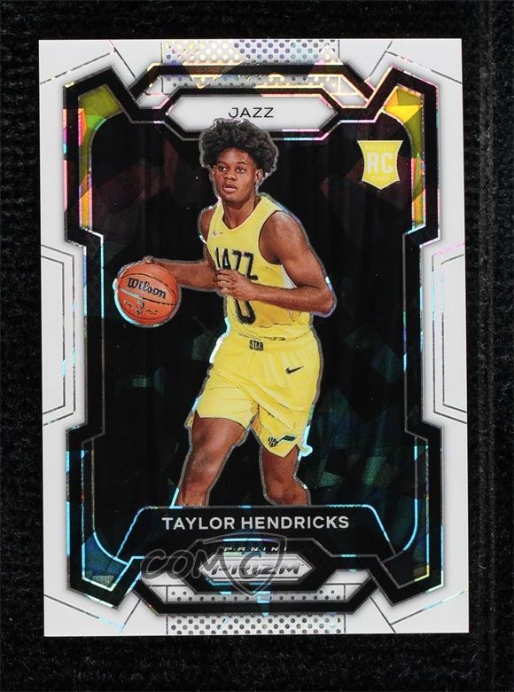 2023-24 Panini Prizm White Ice Prizm /35 Taylor Hendricks #161 Rookie RC