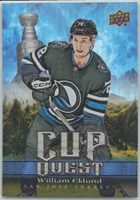 2025-26 Upper Deck Series 1 Cup Quest #CQ-6 William Eklund San Jose Sharks