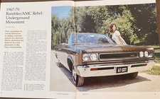 1967 1968 1969 1970 Amc Rambler Rebel 12 Pg Color Article Machine Sst 770