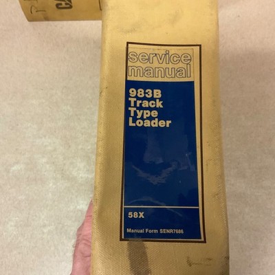 CAT Caterpillar 983B TRACK LOADER SERVICE SHOP REPAIR MANUAL GUIDE BOOK sn 58X