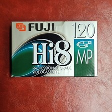 Fuji Hi8 MP Videocassette P6-120 Recordable 120 min Extraslim Only 1 tape .