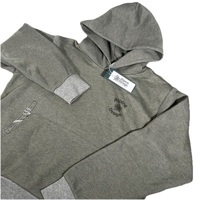 NWT Alpine Design Women s S W AD Hike Hoodie Olive Haze Heather Green