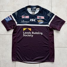 ISC Leeds Rhinos 2018-2019 Rugby League Away Shirt Size Medium