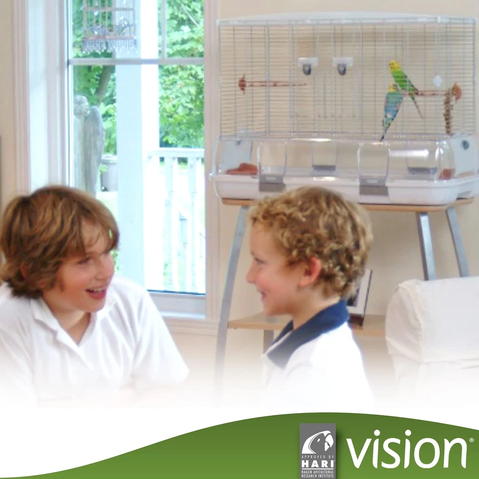 Jaula para pájaros Vision M02 Wire, hogar para pájaros para periquitos, pinzones y canarios, tal... Foto 4 de 4