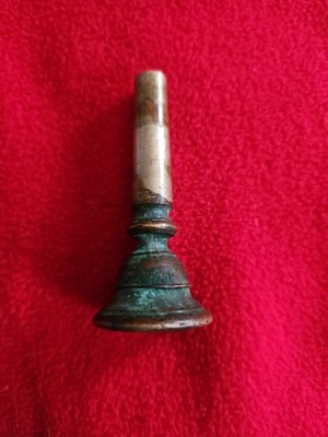 Antique Vintage Trombone Mouthpiece Brass Music Instrument Part Unmarked