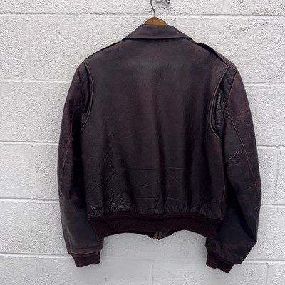 ジャケット・アウター VINTAGE 50's HERCULES by SEARS OUTERWEAR Vintage 1950's Men's Hercules by Sears Horsehide Zip Front Jacket