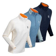 Daehlie Damen Midlayer Skipullover Sweatshirt Half Zip Comfy 2.0