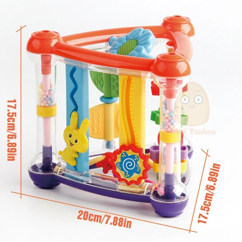 Infant Child’s Activity Triangle Developmental Multi-Task Toy Baby Touch Toy - Image 2 of 4