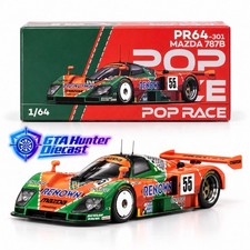 POP RACE 1:64 Mazda 787B 1991 Le Mans 24H Winner PR640301 Diecast