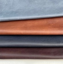 Cow Leather hide, genuine cow leather sheets, milled with two tone pull up effe