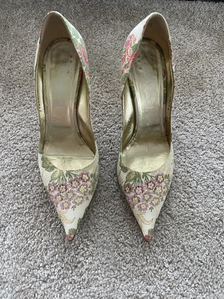 Bombas de brocado Casadei Foto 2 de 4