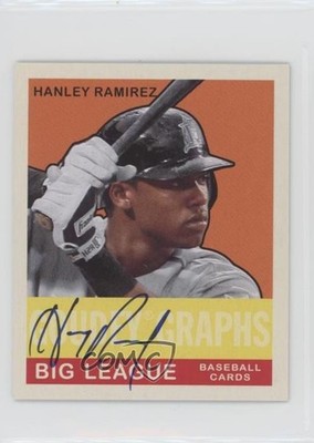 2007 Upper Deck Goudey Graphs Hanley Ramirez #GG-HR Auto 1v1