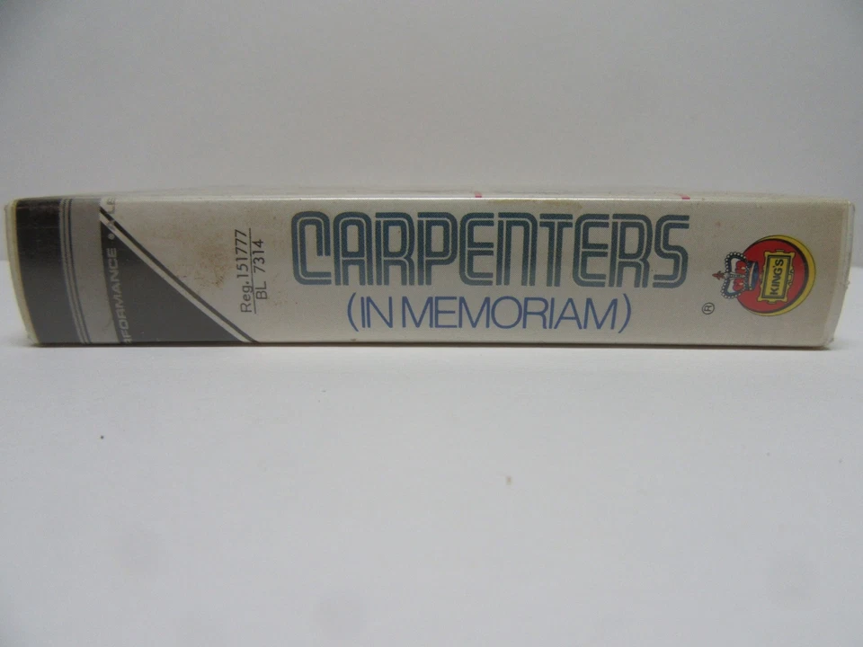 CARPENTERS - (IN MEMORIAM) - INDONESIAN IMPORT - KING'S CASSETTE BL 7314 - Image 2 of 4