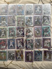 Topps/ Bowman Chrome MLB Rookie Serial Numbered Trading Card Lot 30 Cards