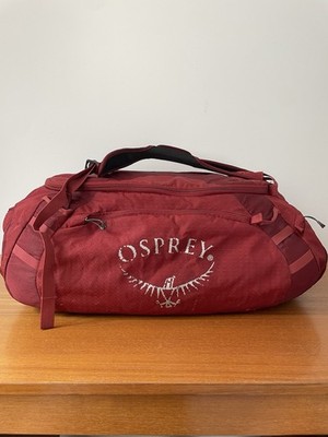 Osprey Transporter 65L Wandern Reise Festival Rucksack Backpack Duffle Bag Rot