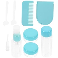 10 in Toiletries Travel Bottles Jars for Shampoo and Conditioner Refillable