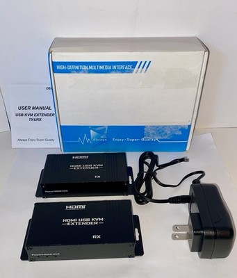 USB KVM EXTENDER TX & RX (see photos)