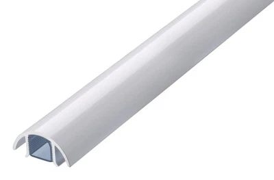 ALUNOVO Mini Design Aluminium Kabelkanal Weiss glänzend RAL9003 - 20 bis 196 cm - Bild 1 von 3