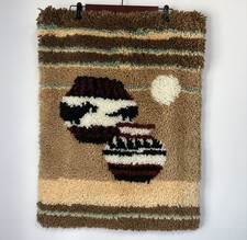 Latch Hook Rug Wall Hanging Southwest Design