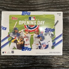 2021 Topps Baseball Opening Day - Factory Sealed Blaster Box - 77 Cards Total