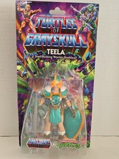 NEW MOTU Origins Turtles of Grayskull Teela Action Figure  TMNT Crossover Sealed